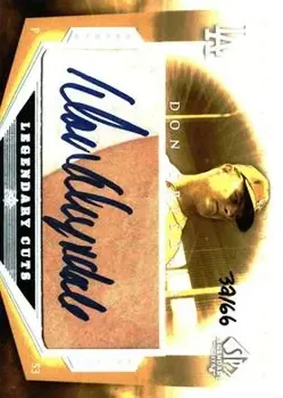 2004 SP Legendary Cuts - Legendary Cuts #DR - Don Drysdale - Los Angeles Dodgers
