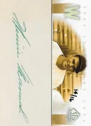2004 SP Legendary Cuts - Legendary Cuts #HM - Heinie Manush - Washington Senators