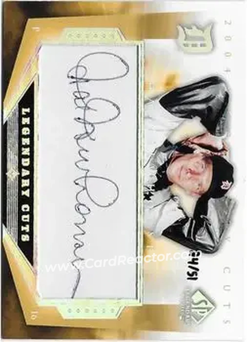 2004 SP Legendary Cuts - Legendary Cuts #HN - Hal Newhouser - Detroit Tigers - Front