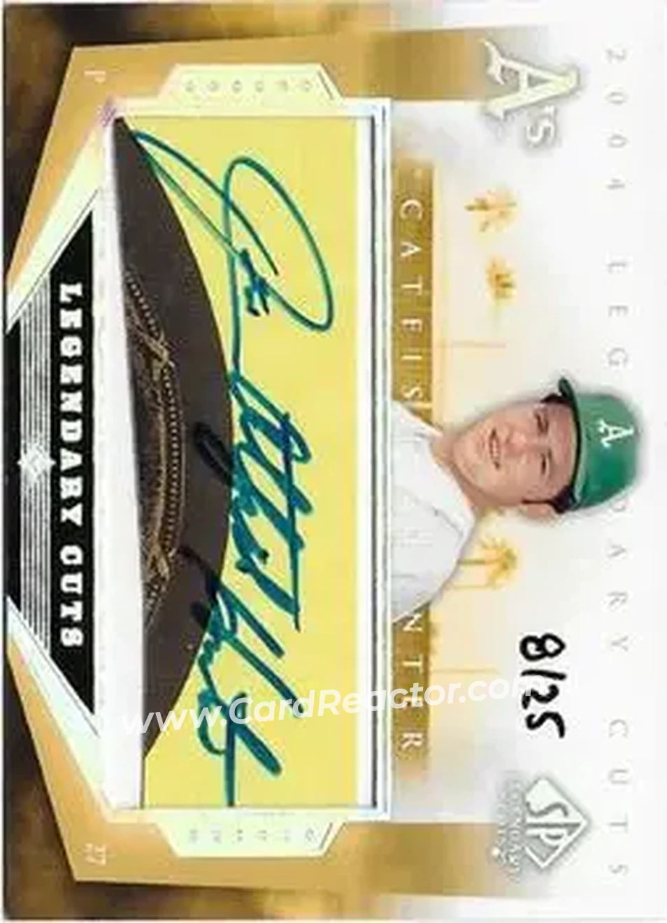 2004 SP Legendary Cuts - Legendary Cuts #JH - Jim Hunter - Oakland Athletics - Front