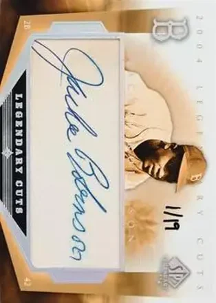 2004 SP Legendary Cuts - Legendary Cuts #JR - Jackie Robinson - Brooklyn Dodgers