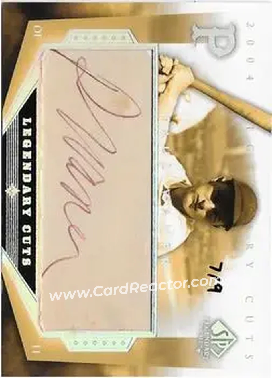 2004 SP Legendary Cuts - Legendary Cuts #PW - Paul Waner - Pittsburgh Pirates - Front