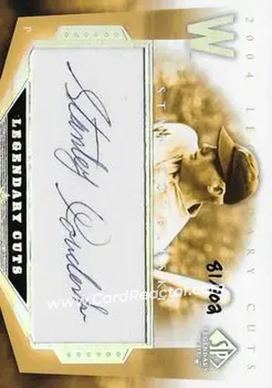2004 SP Legendary Cuts - Legendary Cuts #ST - Stanley Coveleski - Cleveland Indians - Front