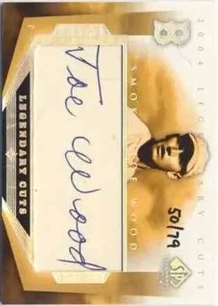2004 SP Legendary Cuts - Legendary Cuts #SW - Joe Wood - Boston Red Sox