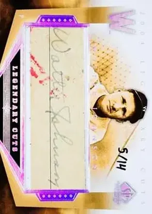 2004 SP Legendary Cuts - Legendary Cuts #WJ - Walter Johnson - Washington Senators