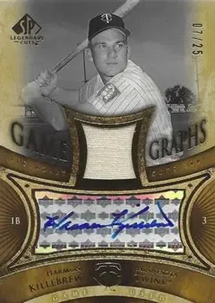 2004 SP Legendary Cuts - Game Graphs Memorabilia 25 #GG-HK - Harmon Killebrew - Minnesota Twins