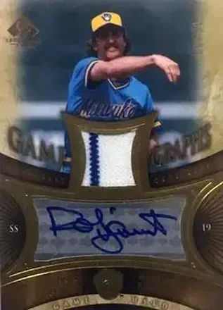 2004 SP Legendary Cuts - Game Graphs Memorabilia 25 #GG-RY - Robin Yount - Milwaukee Brewers