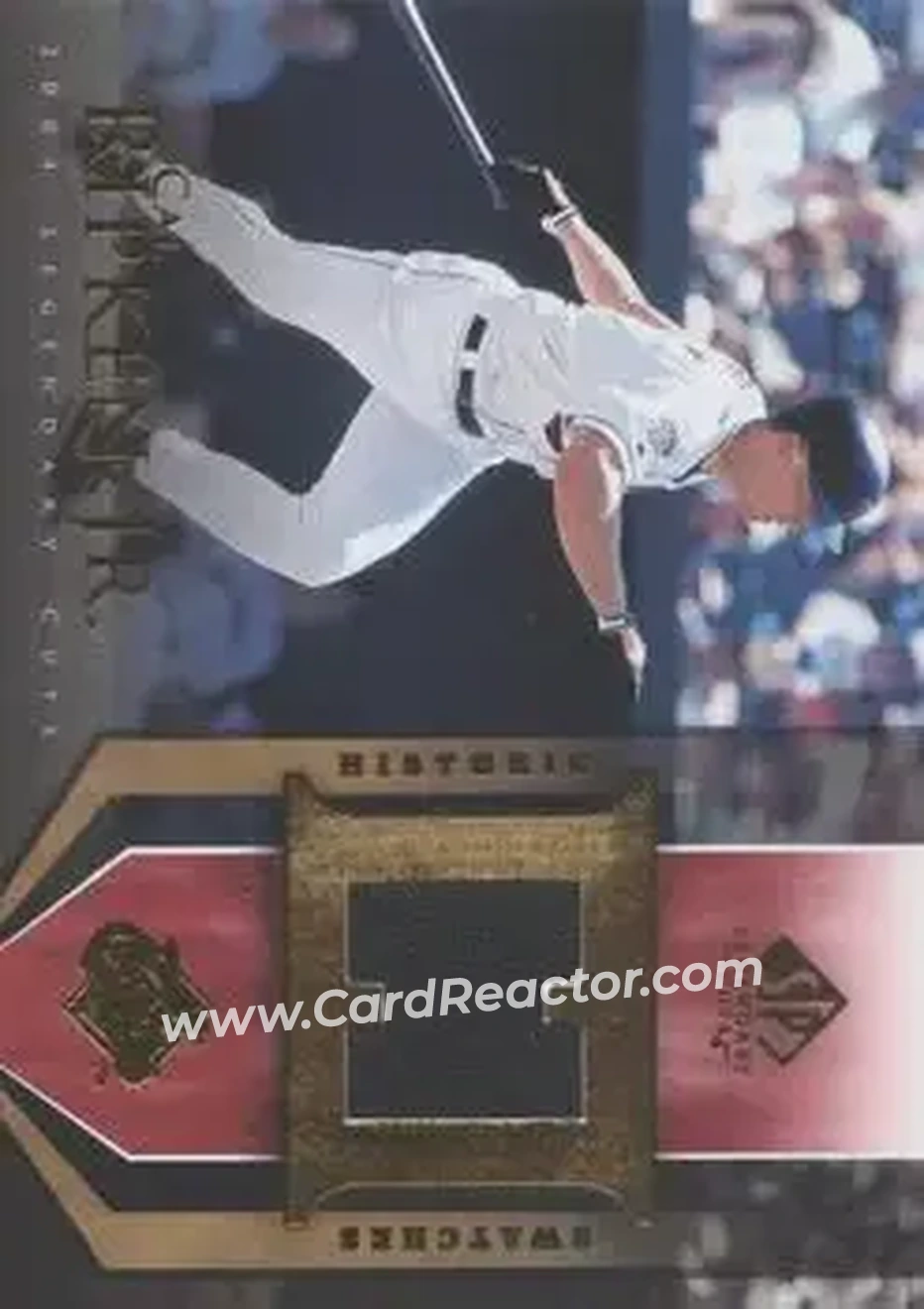 2004 SP Legendary Cuts - Historic Swatches #HS-CR - Cal Ripken - Baltimore Orioles - Front