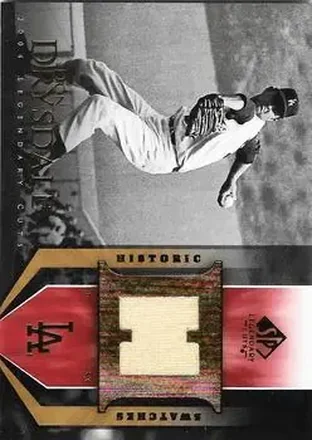 2004 SP Legendary Cuts - Historic Swatches #HS-DD - Don Drysdale - Los Angeles Dodgers