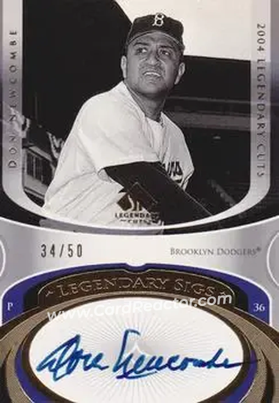 2004 SP Legendary Cuts - Legendary Sigs #LS-DN - Don Newcombe - Brooklyn Dodgers - Front