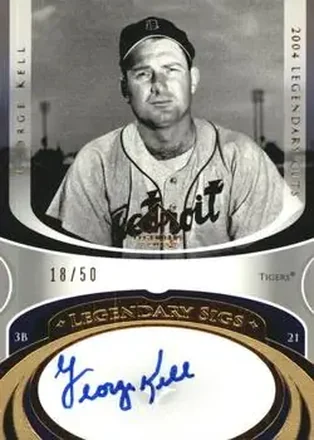 2004 SP Legendary Cuts - Legendary Sigs #LS-GK - George Kell - Detroit Tigers