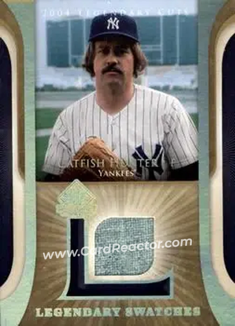 2004 SP Legendary Cuts - Legendary Swatches #LSW-CH - Jim Hunter - New York Yankees - Front