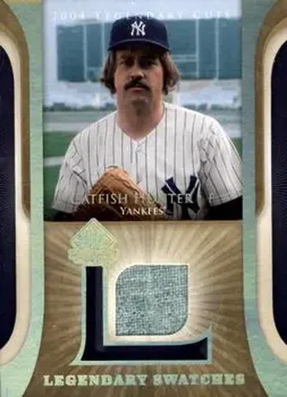 2004 SP Legendary Cuts - Legendary Swatches #LSW-CH - Jim Hunter - New York Yankees