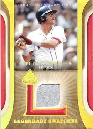 2004 SP Legendary Cuts - Legendary Swatches #LSW-CY - Carl Yastrzemski - Boston Red Sox