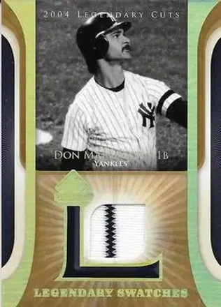 2004 SP Legendary Cuts - Legendary Swatches #LSW-DM - Don Mattingly - New York Yankees