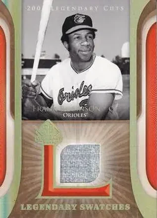 2004 SP Legendary Cuts - Legendary Swatches #LSW-FR - Frank Robinson - Baltimore Orioles