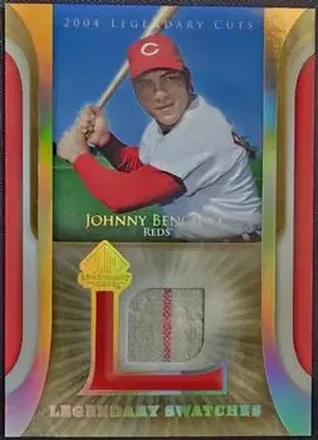 2004 SP Legendary Cuts - Legendary Swatches #LSW-JB - Johnny Bench - Cincinnati Reds