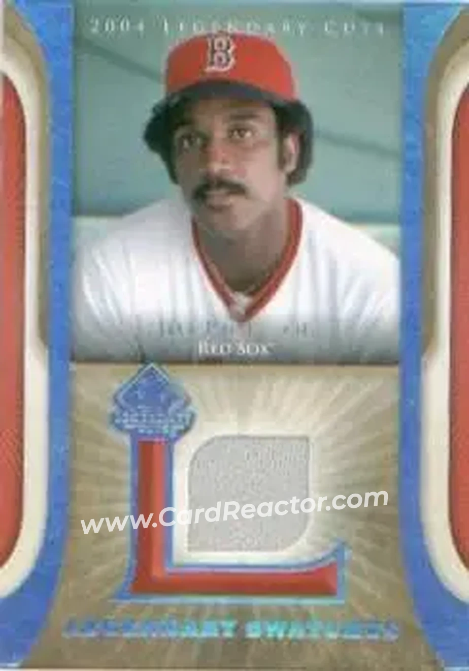 2004 SP Legendary Cuts - Legendary Swatches #LSW-JR - Jim Rice - Boston Red Sox - Front