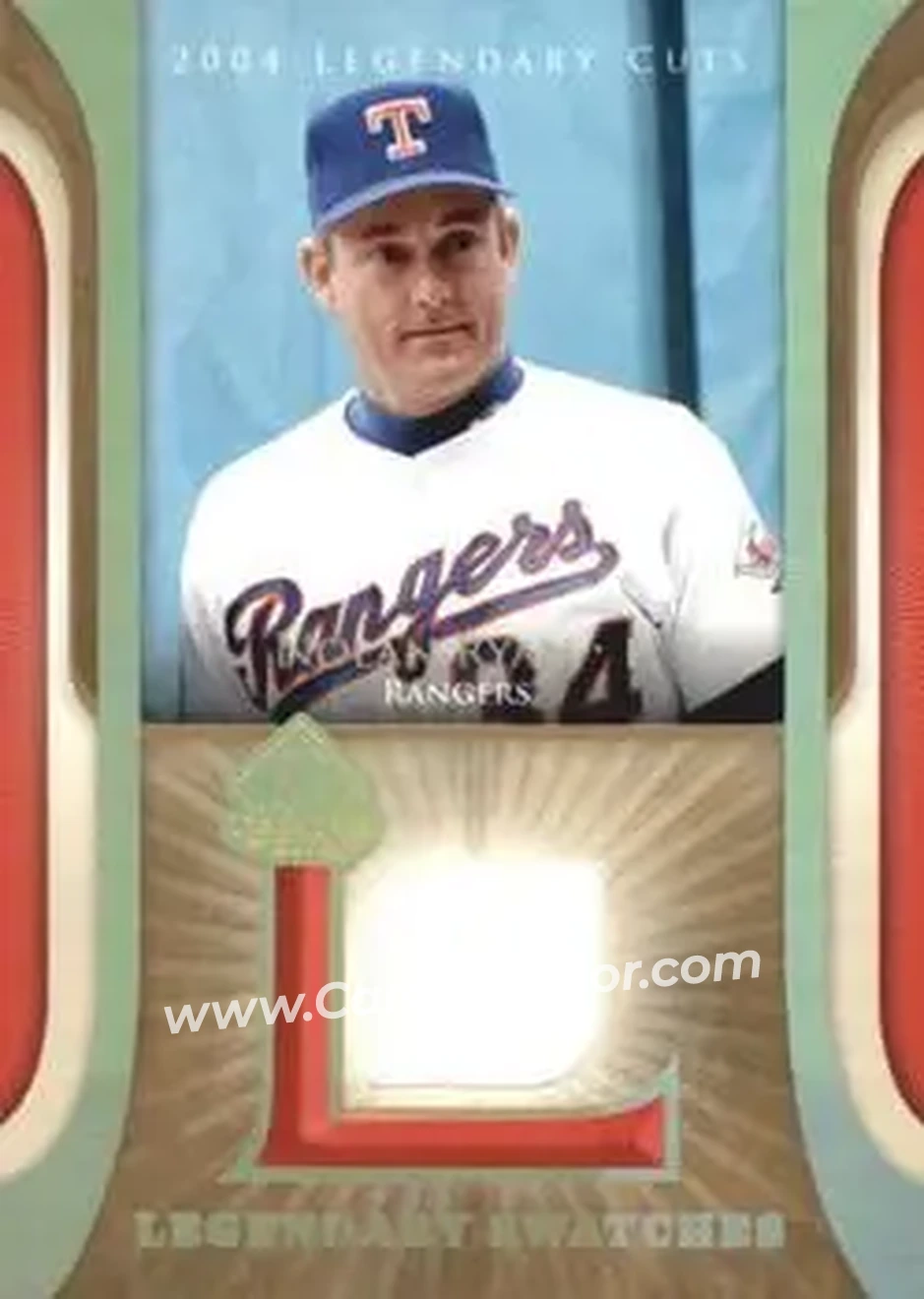 2004 SP Legendary Cuts - Legendary Swatches #LSW-NR - Nolan Ryan - Texas Rangers - Front