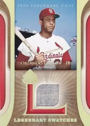 2004 SP Legendary Cuts - Legendary Swatches #LSW-OC - Orlando Cepeda - St. Louis Cardinals