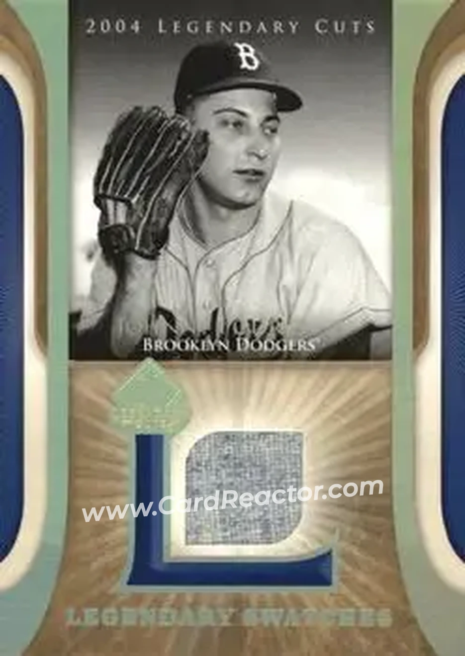 2004 SP Legendary Cuts - Legendary Swatches #LSW-PO - Johnny Podres - Brooklyn Dodgers - Front