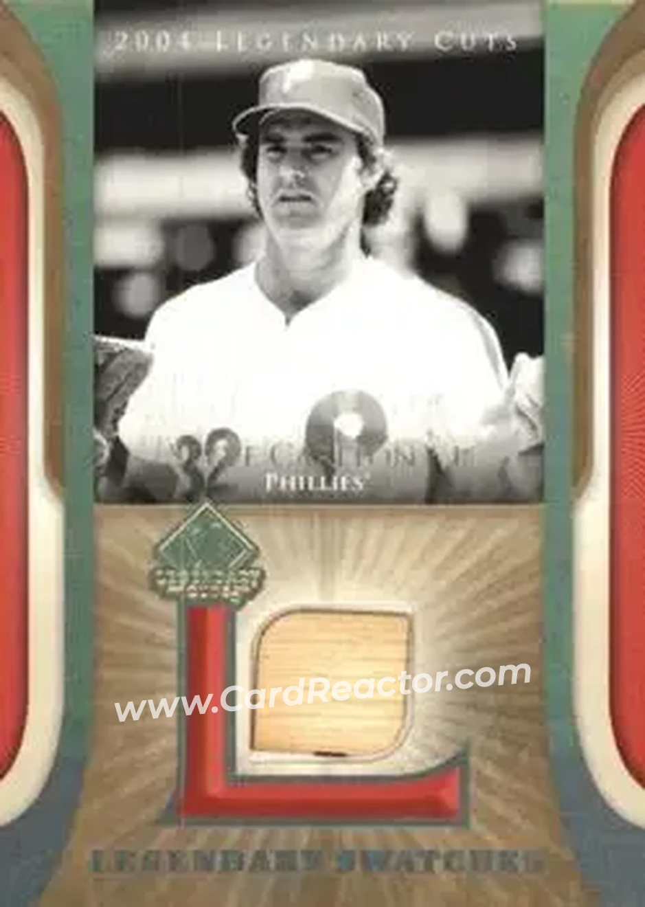 2004 SP Legendary Cuts - Legendary Swatches #LSW-SC - Steve Carlton - Philadelphia Phillies - Front