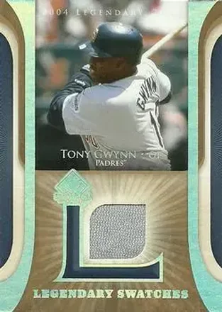 2004 SP Legendary Cuts - Legendary Swatches #LSW-TG - Tony Gwynn - San Diego Padres