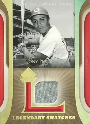 2004 SP Legendary Cuts - Legendary Swatches #LSW-TP - Tony Pérez - Cincinnati Reds