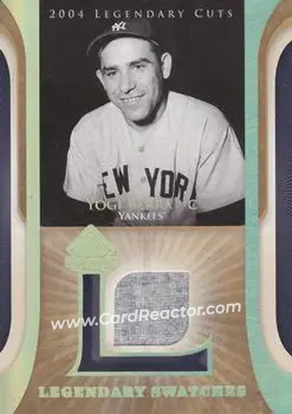 2004 SP Legendary Cuts - Legendary Swatches #LSW-YB - Larry "Yogi" Berra - New York Yankees - Front
