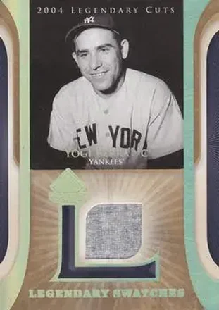 2004 SP Legendary Cuts - Legendary Swatches #LSW-YB - Larry "Yogi" Berra - New York Yankees