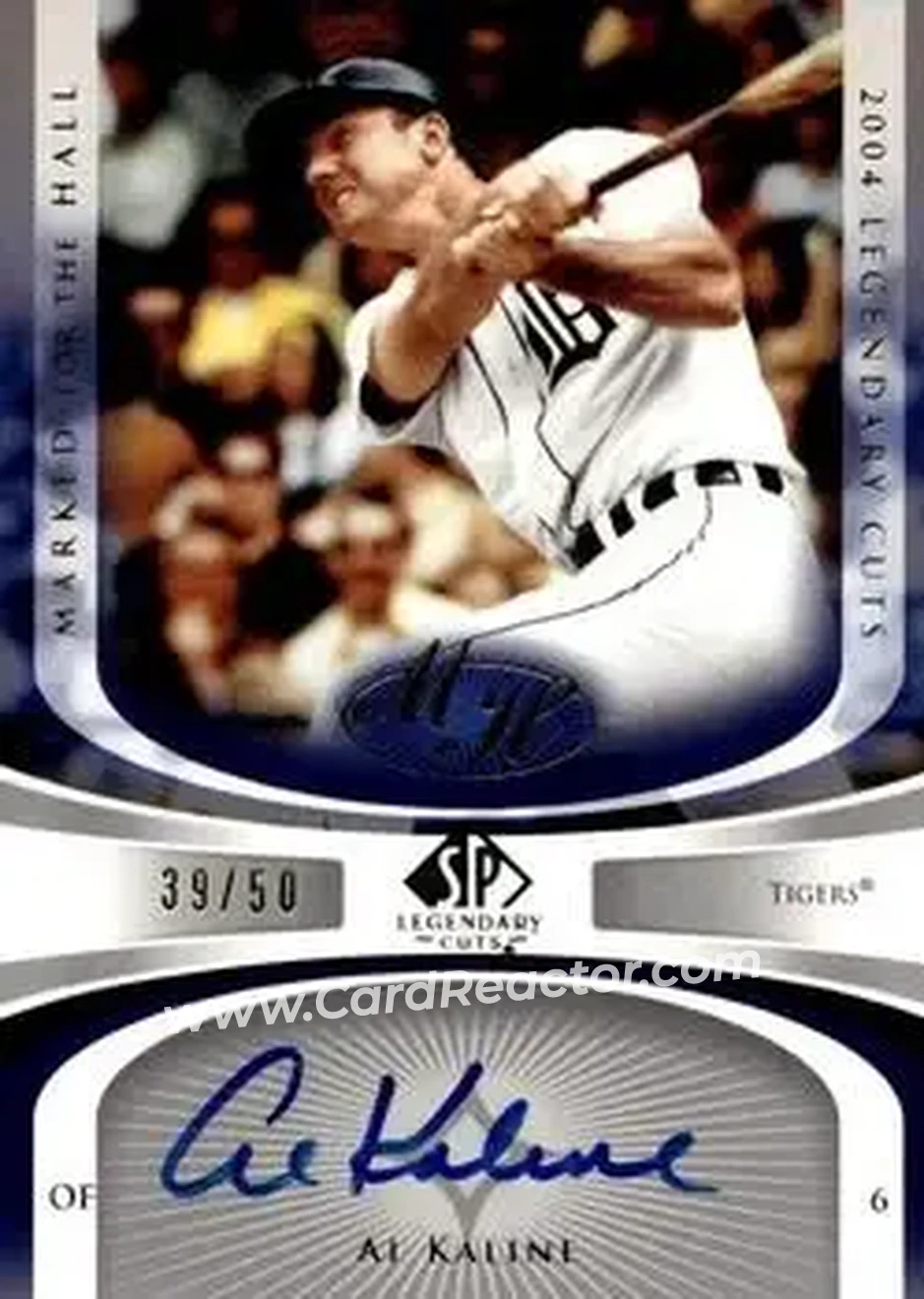 2004 SP Legendary Cuts - Marked for the Hall #MH-AK - Al Kaline - Detroit Tigers - Front