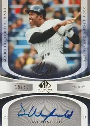 2004 SP Legendary Cuts - Marked for the Hall #MH-DW - Dave Winfield - New York Yankees