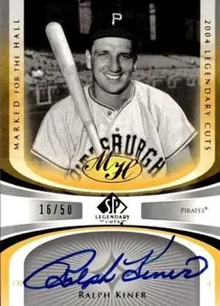 2004 SP Legendary Cuts - Marked for the Hall #MH-RK - Ralph Kiner - Pittsburgh Pirates