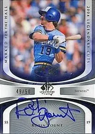 2004 SP Legendary Cuts - Marked for the Hall #MH-RY - Robin Yount - Milwaukee Brewers