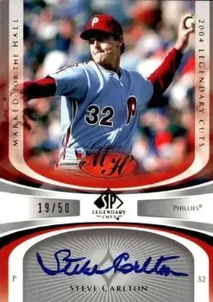 2004 SP Legendary Cuts - Marked for the Hall #MH-SC - Steve Carlton - Philadelphia Phillies