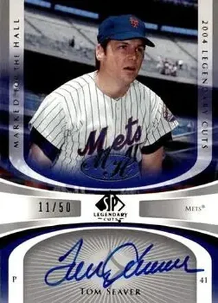 2004 SP Legendary Cuts - Marked for the Hall #MH-TS - Tom Seaver - New York Mets