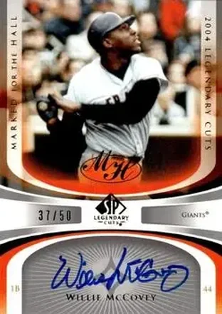 2004 SP Legendary Cuts - Marked for the Hall #MH-WM - Willie McCovey - San Francisco Giants