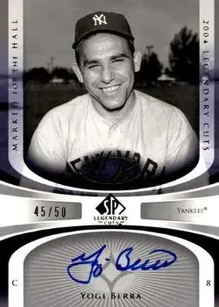 2004 SP Legendary Cuts - Marked for the Hall #MH-YB - Larry "Yogi" Berra - New York Yankees