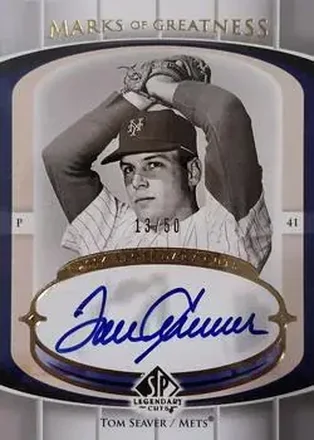 2004 SP Legendary Cuts - Marks of Greatness #MG-TS - Tom Seaver - New York Mets