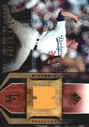 2004 SP Legendary Cuts - Historic Swatches #HS-DS - Don Sutton - Los Angeles Dodgers