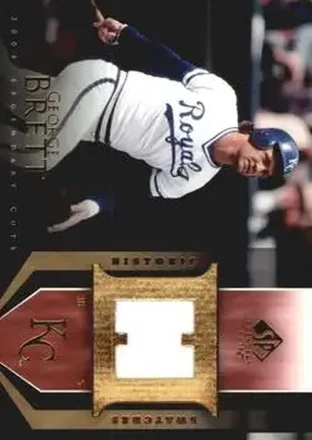 2004 SP Legendary Cuts - Historic Swatches #HS-GB - George Brett - Kansas City Royals