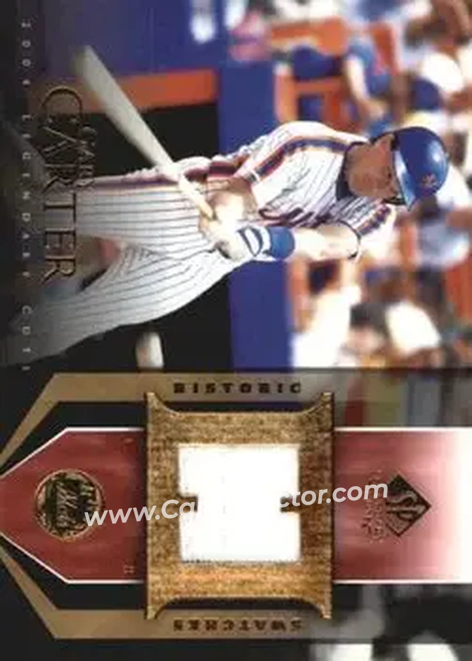 2004 SP Legendary Cuts - Historic Swatches #HS-GC - Gary Carter - New York Mets - Front