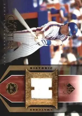 2004 SP Legendary Cuts - Historic Swatches #HS-GC - Gary Carter - New York Mets