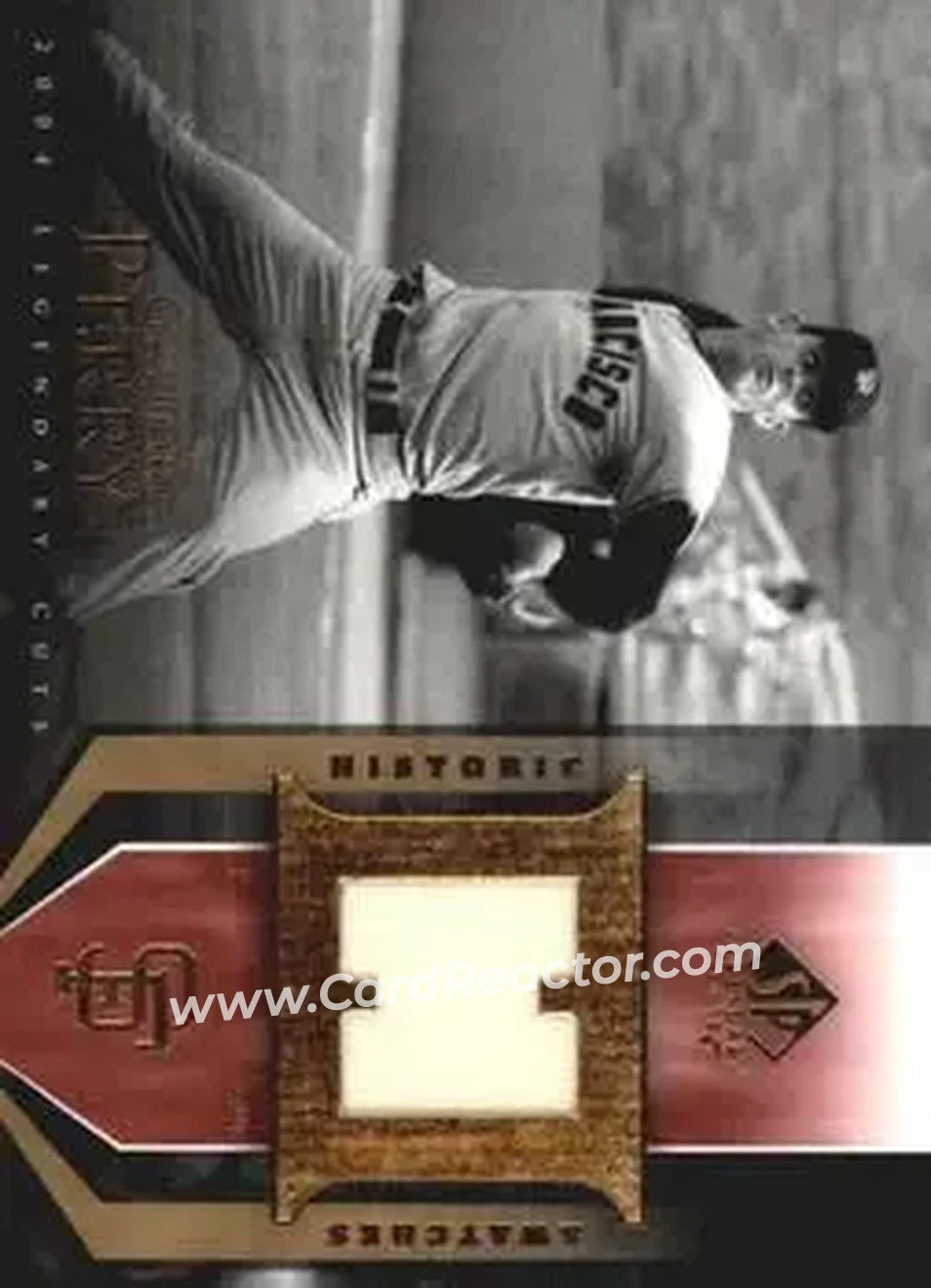 2004 SP Legendary Cuts - Historic Swatches #HS-GP - Gaylord Perry - San Francisco Giants - Front