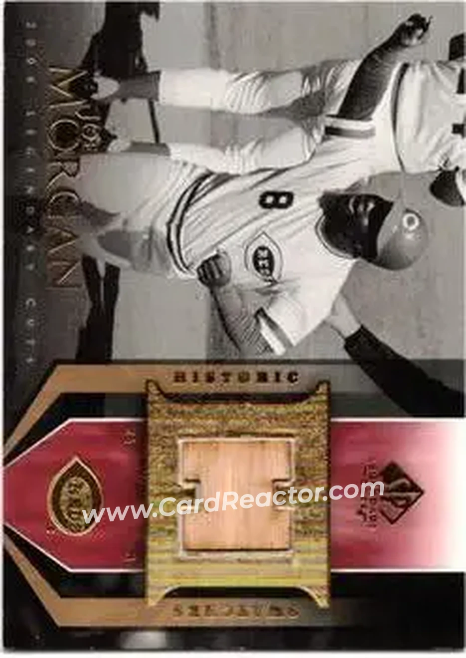 2004 SP Legendary Cuts - Historic Swatches #HS-JM - Joe Morgan - Cincinnati Reds - Front