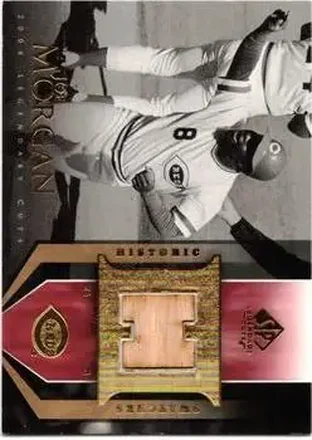 2004 SP Legendary Cuts - Historic Swatches #HS-JM - Joe Morgan - Cincinnati Reds