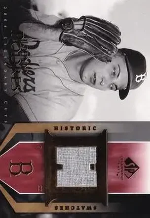 2004 SP Legendary Cuts - Historic Swatches #HS-JP - Johnny Podres - Los Angeles Dodgers