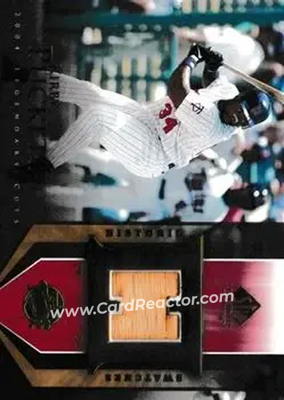 2004 SP Legendary Cuts - Historic Swatches #HS-KP - Kirby Puckett - Minnesota Twins - Front