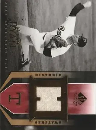 2004 SP Legendary Cuts - Historic Swatches #HS-NR - Nolan Ryan - Texas Rangers