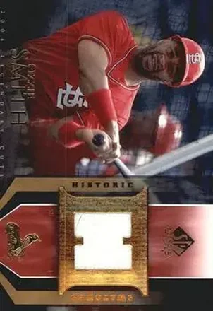 2004 SP Legendary Cuts - Historic Swatches #HS-OS - Ozzie Smith - St. Louis Cardinals